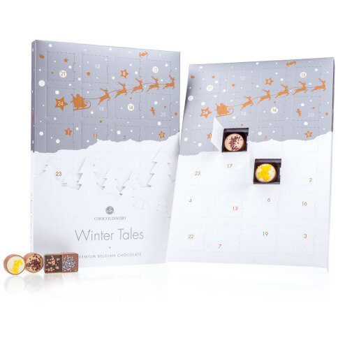 adventní kalendáře, čokoládové adventní kalendáře, adventní kalendář s pralinakama, pralinkový adventní kalendář, vánoční adventní kalendář