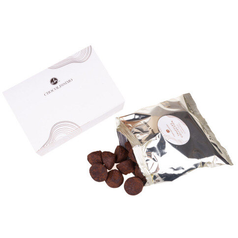 Čokoládové lanýže - pralinky truffles se slaným karamelem