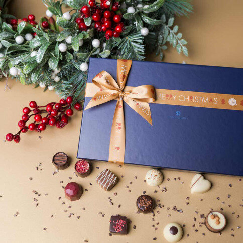vánoční pralinky, pralinky na vánoce, vánoční čokoládové kolekce, čokolády na vánoce, čokoládové vánoční dárky, dárky na vánoce z čokolády