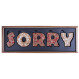 Nápis z mléčné čokolády - Sorry