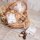 Čokoládové mini vajíčka v králíčku